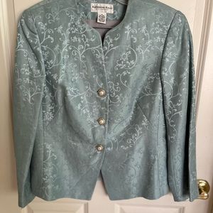 KATHERINE KELLY COLLECTION 2-PIECE SLATE BLUE SUIT